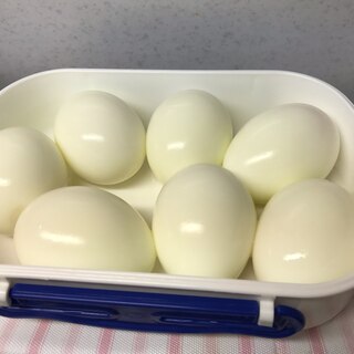 程よい硬さで剥きやすい！一番普通の茹で卵